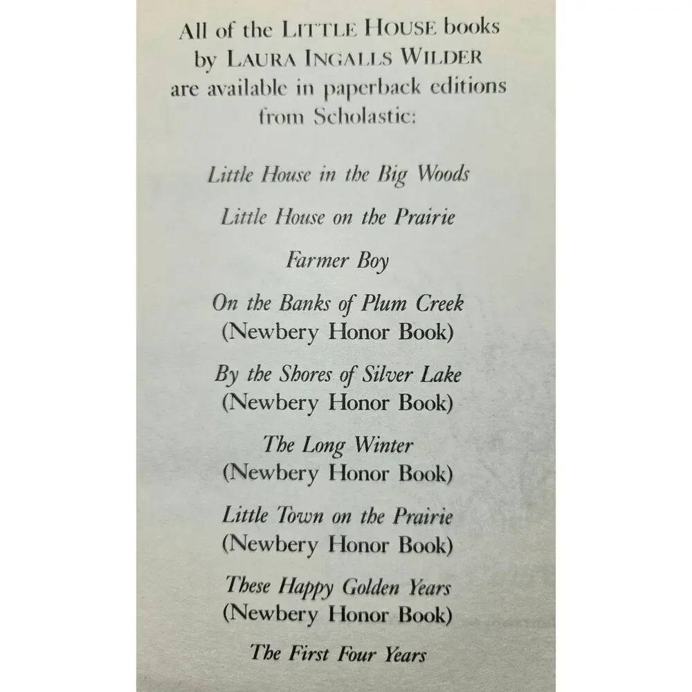 Little House on the Prairie Laura Ingalls Wilder 9-Book Gingham Box Set Vintage